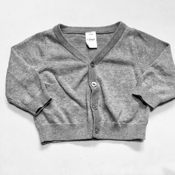 Other - Classic Grey Light Knit Cardigan
